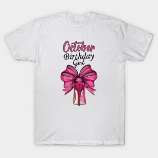 October Birthday Girl T-Shirt